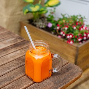 Carrot Juice at Soul Food Kitchen in Glasgow