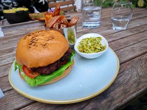 Macsoul burger at Soul Food Kitchen in Glasgow