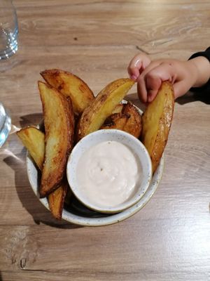 Red rooster chips at Soul Food Kitchen in Glasgow