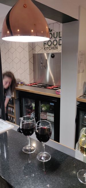 Vino tinto at Soul Food Kitchen in Glasgow