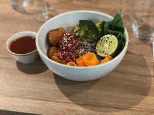 buddha bowl at Soul Food Kitchen in Glasgow
