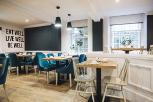 Our dining set up.  at Soul Food Kitchen in Glasgow