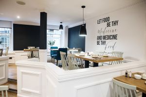 Our dining set up.  at Soul Food Kitchen in Glasgow