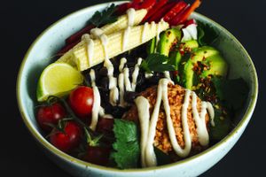 Our Raw Taco Bowl at Soul Food Kitchen in Glasgow