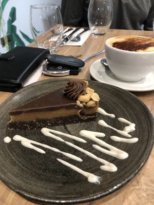 Peanut butter cheesecake (Amazing) at Soul Food Kitchen in Glasgow