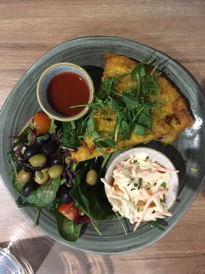 Spanish omelette at Soul Food Kitchen in Glasgow