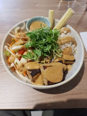 Thai bowl at Soul Food Kitchen in Glasgow
