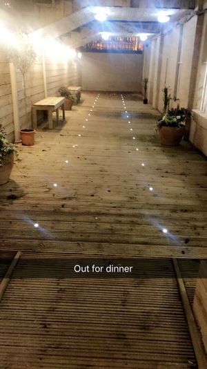 Gorgeous outdoor area at Soul Food Kitchen in Glasgow