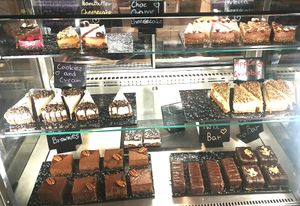 Vast deserts selection at Soul Food Kitchen in Glasgow