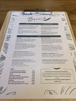 New menu for October 2019 at Soul Food Kitchen in Glasgow