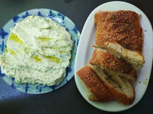 Lick-the-fork Tzatziki 😋🍴 at Tarantula in Thessaloniki