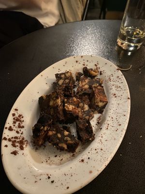 chocolate dessert kormos  at Tarantula in Thessaloniki