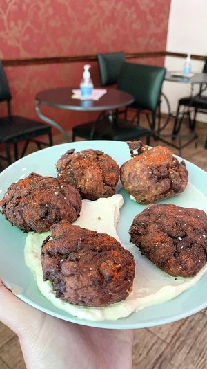 Bean Meatballs  at Tarantula in Thessaloniki