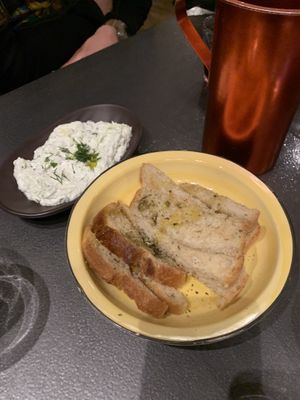 Vegan tzatziki   at Tarantula in Thessaloniki