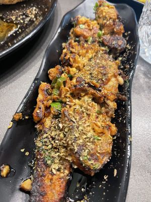 This tempeh is amazing!!   at Tarantula in Thessaloniki