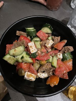 Dakos salad  at Tarantula in Thessaloniki