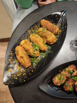 Potato croquettes at Tarantula in Thessaloniki