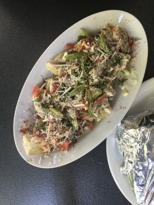 Potato salad with vegan mayo at Tarantula in Thessaloniki