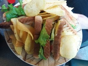 Mushroom club sandwich 10/10 at Tarantula in Thessaloniki