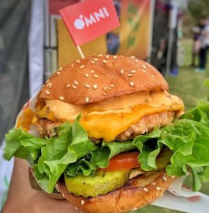 Classic Cheese Burger at Veggie Fam in Los Angeles
