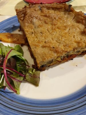 Moussakka at Mystic Vegan in Athens
