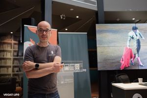 Speeches at Vegan Life NGO in Athens