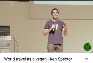 Ken Spector from HappyCow at the Vegan Life Festival in Athens (2018) at Vegan Life NGO in Athens