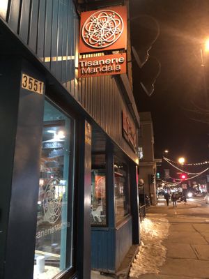 Store at Tisanerie Mandala in Montreal