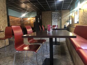 inside seating area at Ossu Burger in Tartu