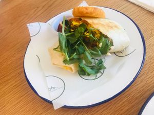 Breakfast burrito  at Flora by Greenhouse Canteen in West End