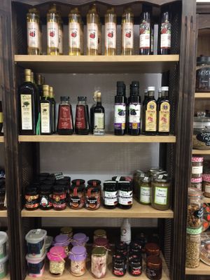 Organic produce  at Honey & Nuts in Crete