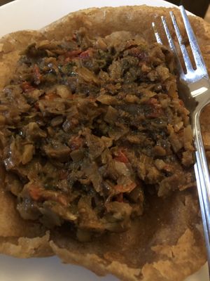 Zero waste starter  at Karma Kitchen Cafe in Newcastle Upon Tyne