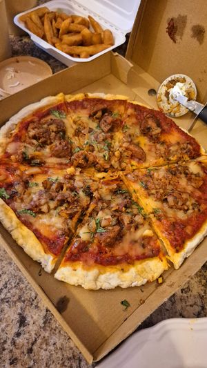 Sextant Bhuma Pizza 🍕 at Karma Kitchen Cafe in Newcastle Upon Tyne