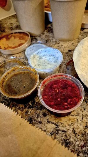 Dips at Karma Kitchen Cafe in Newcastle Upon Tyne