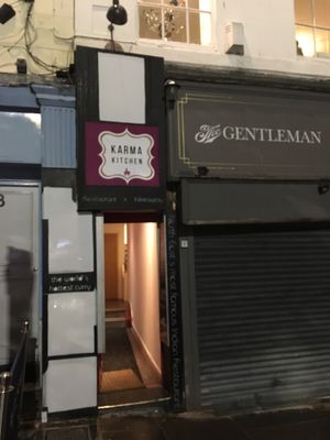 Exterior  at Karma Kitchen Cafe in Newcastle Upon Tyne