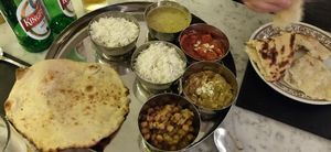 Thali at Karma Kitchen Cafe in Newcastle Upon Tyne