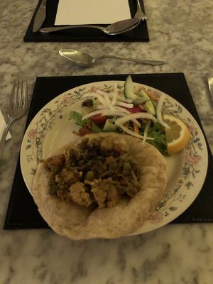 Veg bhuna puri at Karma Kitchen Cafe in Newcastle Upon Tyne