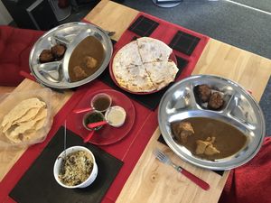 Part of our frozen meals delivery box from the KK cafe - absolutely delicious  at Karma Kitchen Cafe in Newcastle Upon Tyne