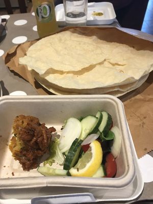 Bhaji-tasting at Karma Kitchen Cafe in Newcastle Upon Tyne