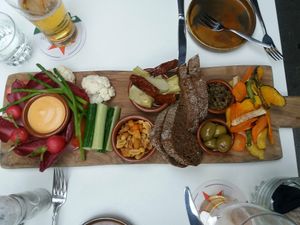 The healthy veggie vegan version at Nieuw Rotterdams Café in Rotterdam