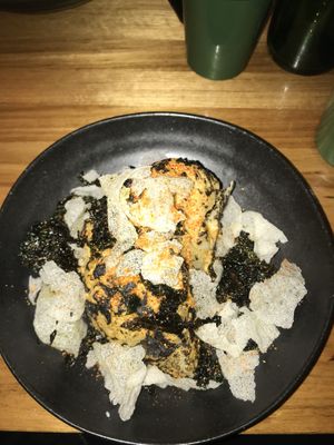 Baked cauliflower at Harpoon Social Club in Bendigo