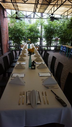 Brasil front patio - private party  at Brasil in Houston