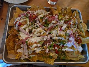 Nachos at The Foundry Kitchen and Tavern in Sandy Hook