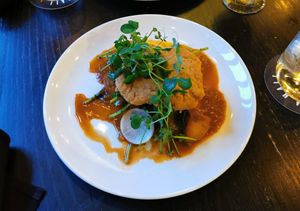Vegan fried chicken at Flora Hall Brewing in Ottawa
