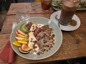 Banane bread French Toast at Die 3 Schwestern in Muenster