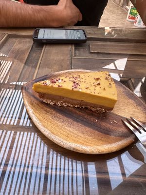 Lucuma Chocolate cake   at Kula in Pisac