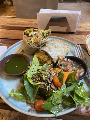 Thai Burrito  at Kula in Pisac