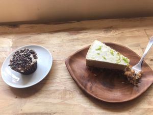 Raw cake  at Kula in Pisac