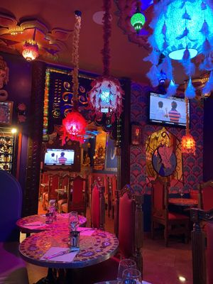 Decor  at Indian Lounge in Nice