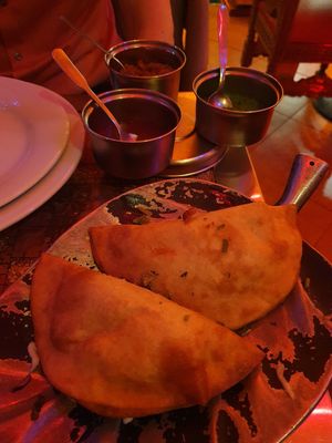Samosas at Indian Lounge in Nice
